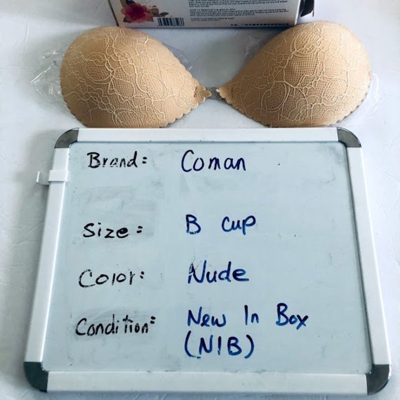 Front laced Self Adhesive Push Up Bra B cup NIB - Picture 12 of 12